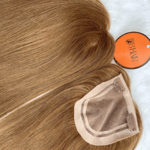 5x5 Inches Mono With PU Coated #3 Color 130% density Hair Topper